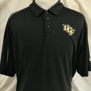 University of Central Florida men’s black polo.